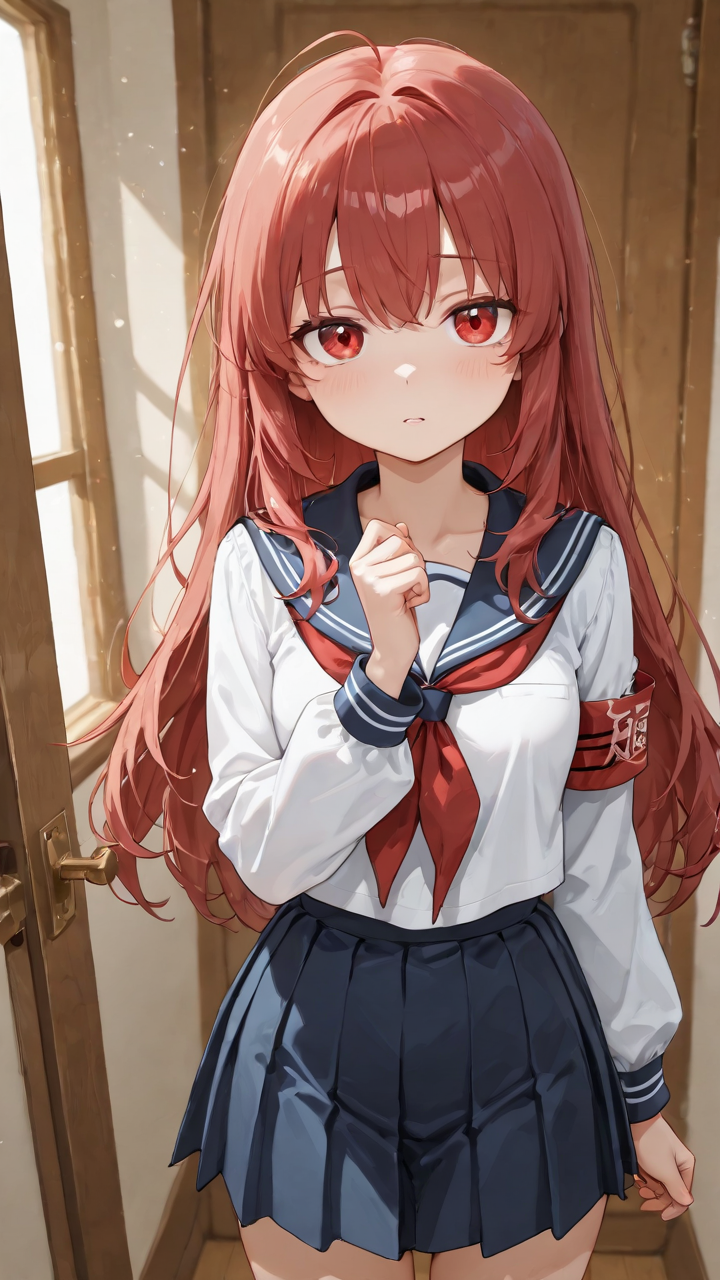 Miyu kopog a computer-club ajtaján